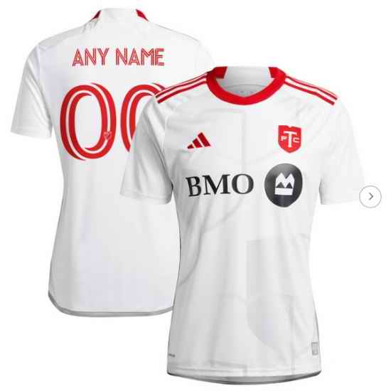 Men's Toronto FC adidas White 2024 GTA Kit Replica Custom Jersey